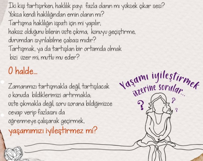 Yaşamı İyileştirmek Üzerine Sorular – 3